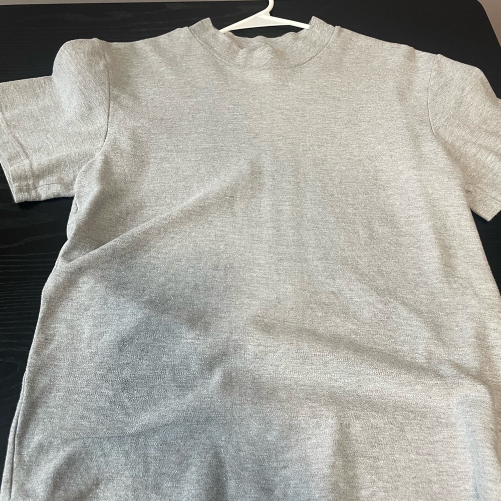 American Apparel Mock-Neck Tee